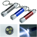 Mini 3 LED Aluminum Keychain Keylight